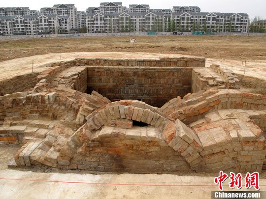 江蘇揚州市文物局正式宣布發(fā)現(xiàn)隋煬帝陵